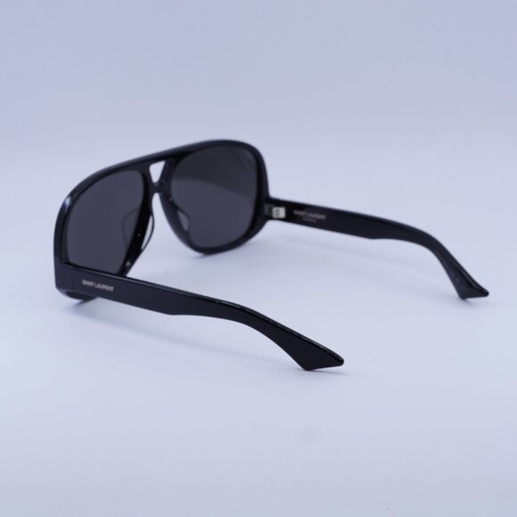 🕶️ New Saint Laurent SL652/F SOLACE 001 Sunglasses - Black Frame, Black Lenses - Picture 11 of 12